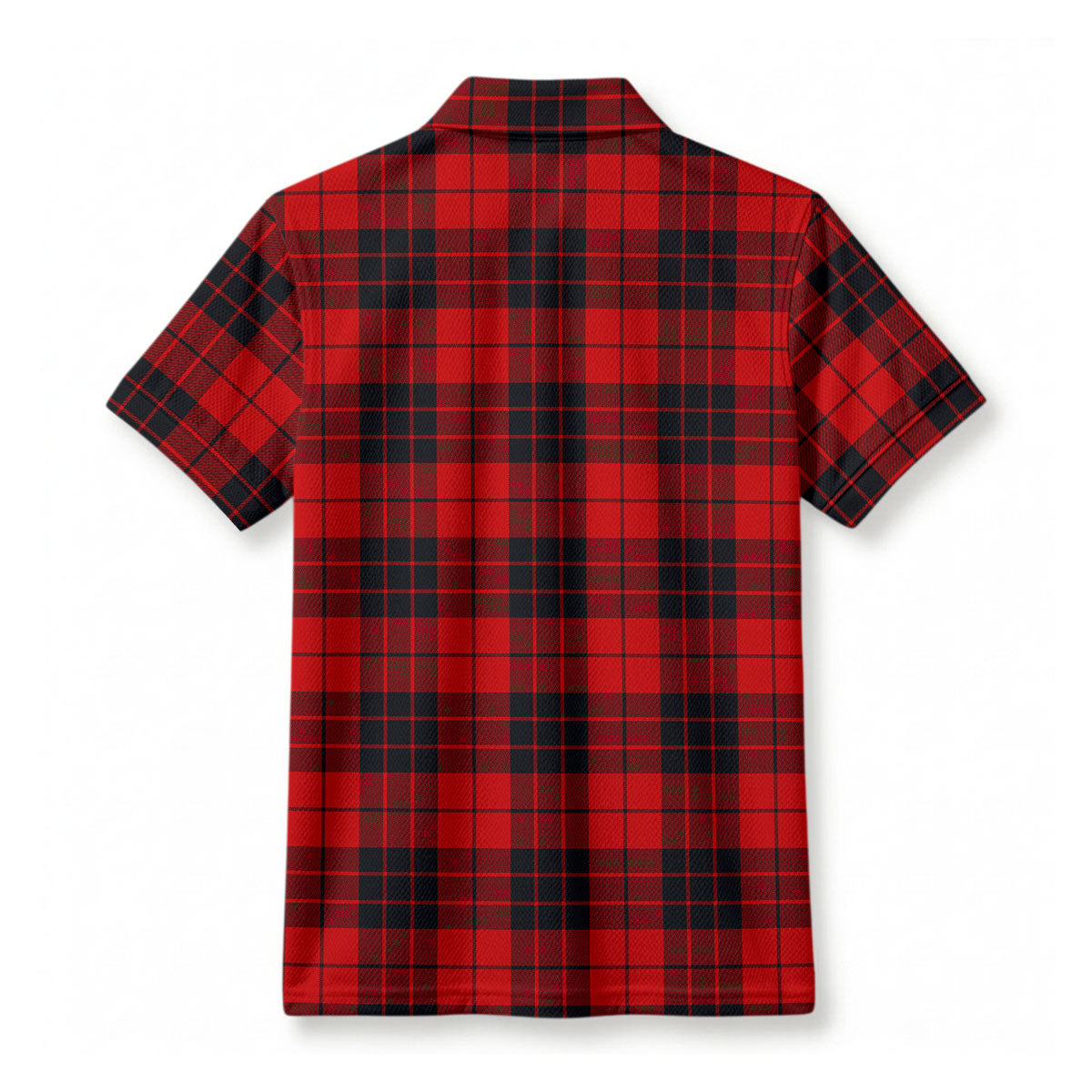 MacLeod of Raasay Tartan Crest Birdseye Mesh Polo Shirt