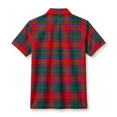 MacPhail Clan Tartan Crest Birdseye Mesh Polo Shirt