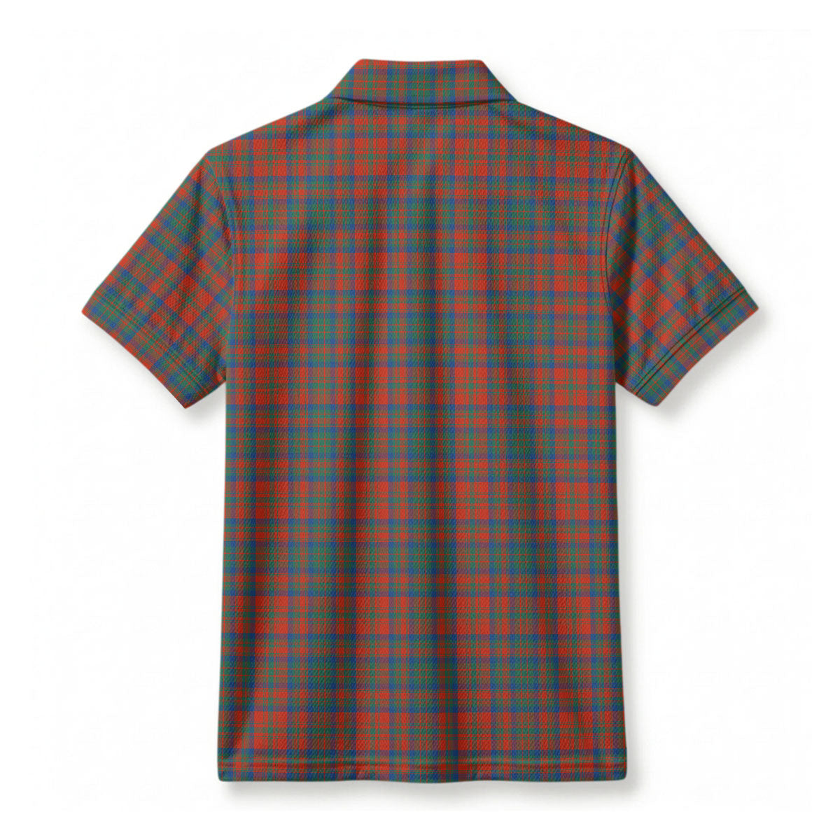 Matheson Ancient Tartan Crest Birdseye Mesh Polo Shirt