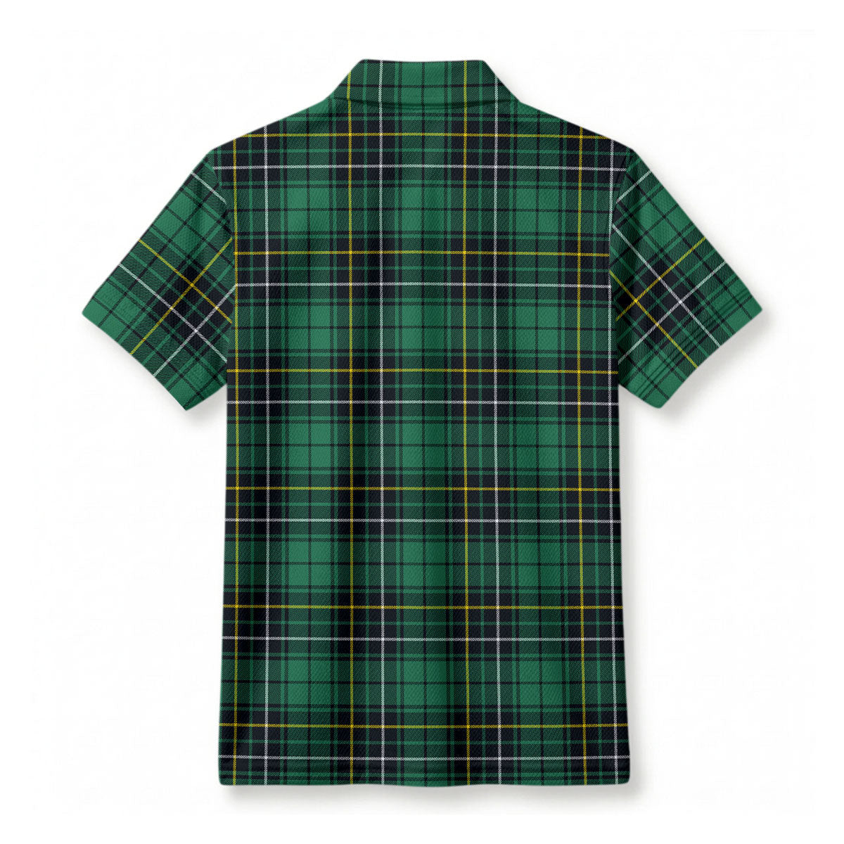 McAlpine Ancient Tartan Crest Birdseye Mesh Polo Shirt