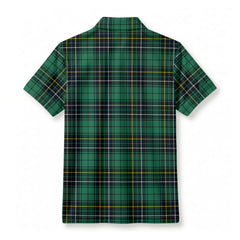 McAlpine Ancient Tartan Crest Birdseye Mesh Polo Shirt