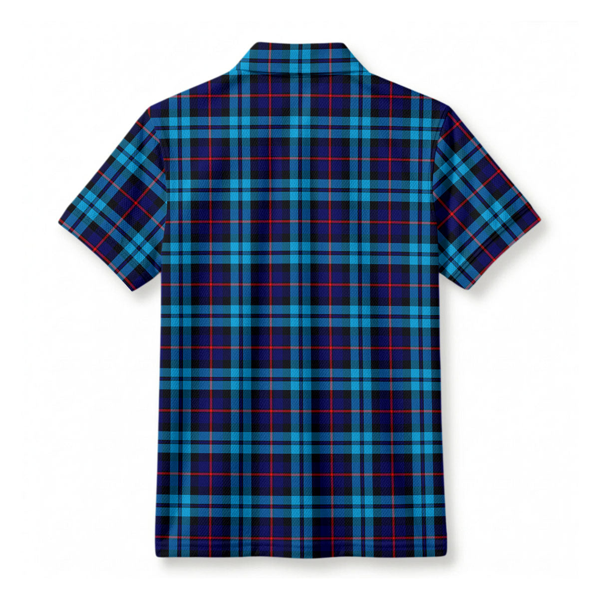 McCorquodale Tartan Crest Birdseye Mesh Polo Shirt