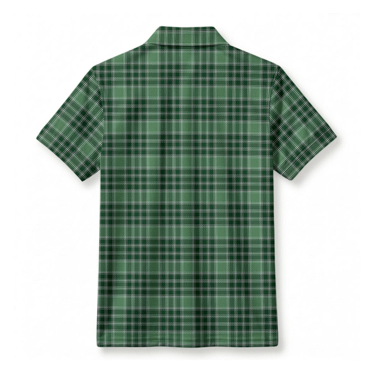McDonald Lord of the Isles Hunting Tartan Crest Birdseye Mesh Polo Shirt