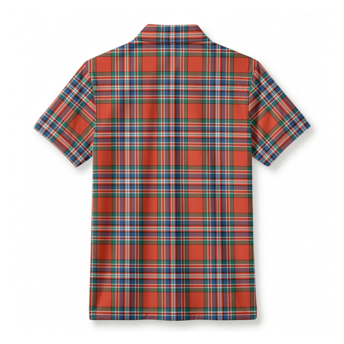 McFarlane Ancient Tartan Crest Birdseye Mesh Polo Shirt