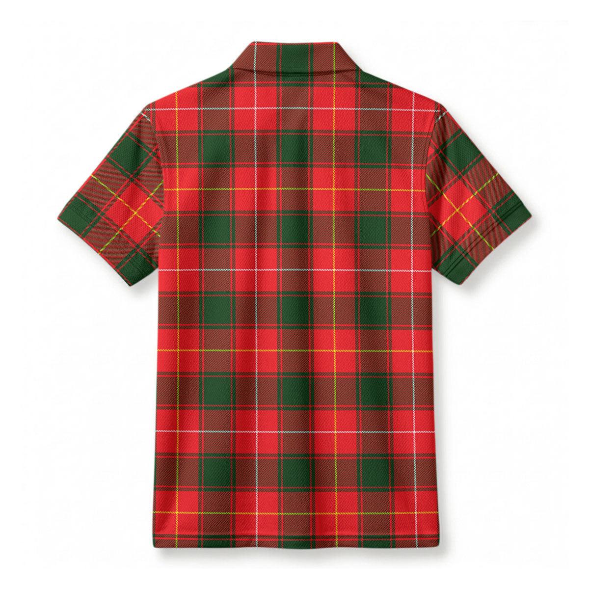 McFie Tartan Crest Birdseye Mesh Polo Shirt