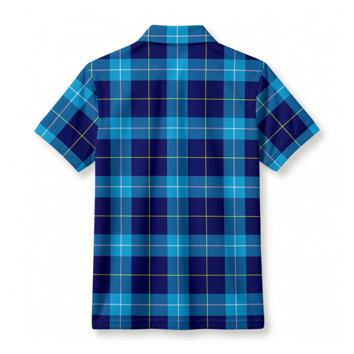 McKerrell Tartan Crest Birdseye Mesh Polo Shirt