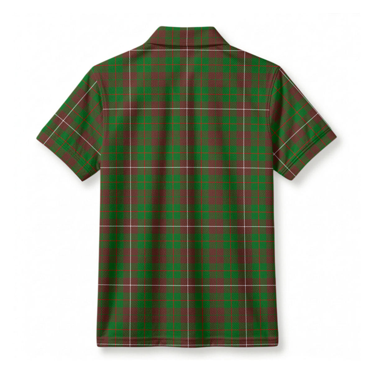 McKinnon Hunting Modern Tartan Crest Birdseye Mesh Polo Shirt
