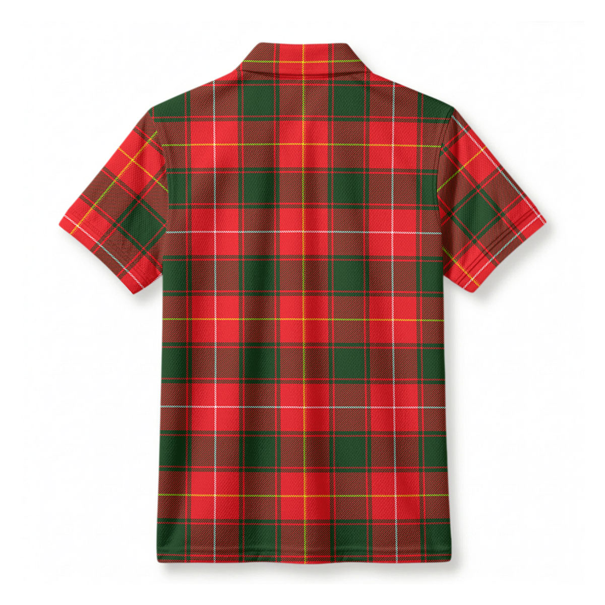 McPhee Tartan Crest Birdseye Mesh Polo Shirt
