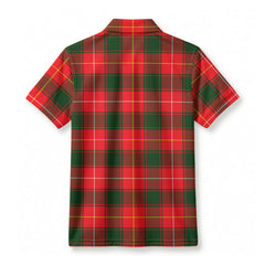 McPhee Tartan Crest Birdseye Mesh Polo Shirt