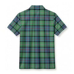 McThomas Ancient Tartan Crest Birdseye Mesh Polo Shirt