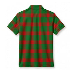 Middleton Modern Tartan Crest Birdseye Mesh Polo Shirt