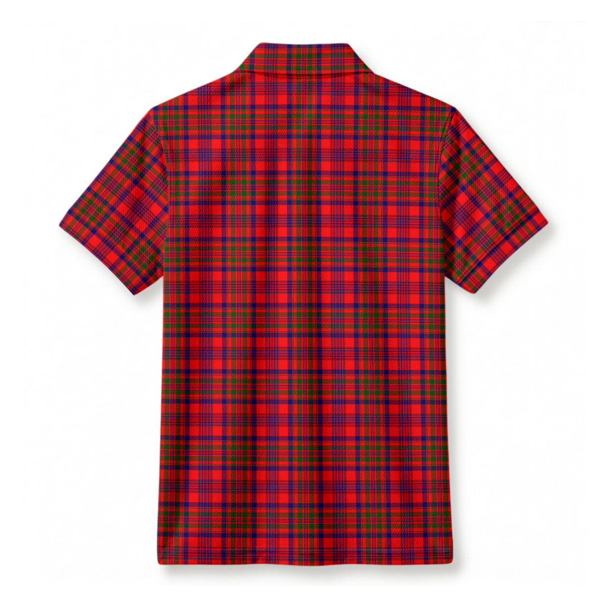 Murray (of Dysart) Tartan Crest Birdseye Mesh Polo Shirt