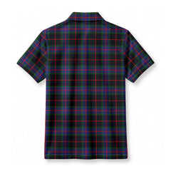 Nairn Tartan Crest Birdseye Mesh Polo Shirt