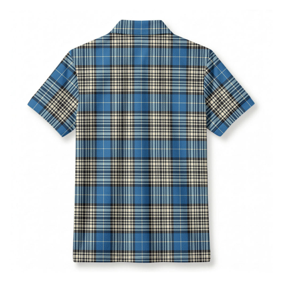 Napier Ancient Tartan Crest Birdseye Mesh Polo Shirt