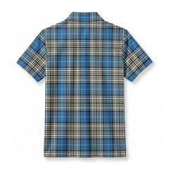 Napier Ancient Tartan Crest Birdseye Mesh Polo Shirt