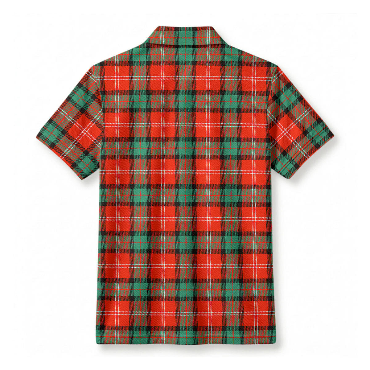 Nesbitt Ancient Tartan Crest Birdseye Mesh Polo Shirt