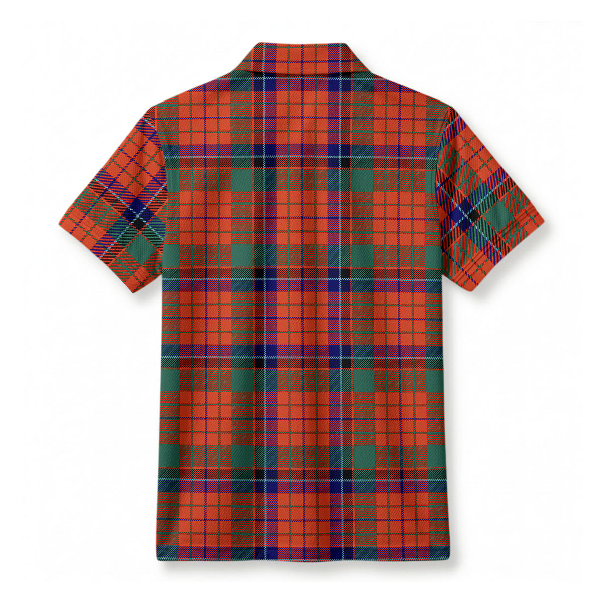 Nicolson Ancient Old Tartan Crest Birdseye Mesh Polo Shirt