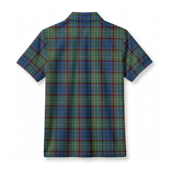 Nicolson Hunting Ancient Tartan Crest Birdseye Mesh Polo Shirt