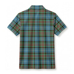 Paisley District Tartan Crest Birdseye Mesh Polo Shirt
