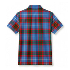 Pentland Tartan Crest Birdseye Mesh Polo Shirt
