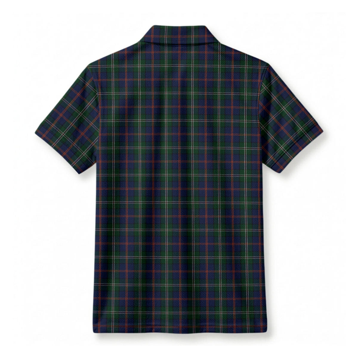 Purves Tartan Crest Birdseye Mesh Polo Shirt