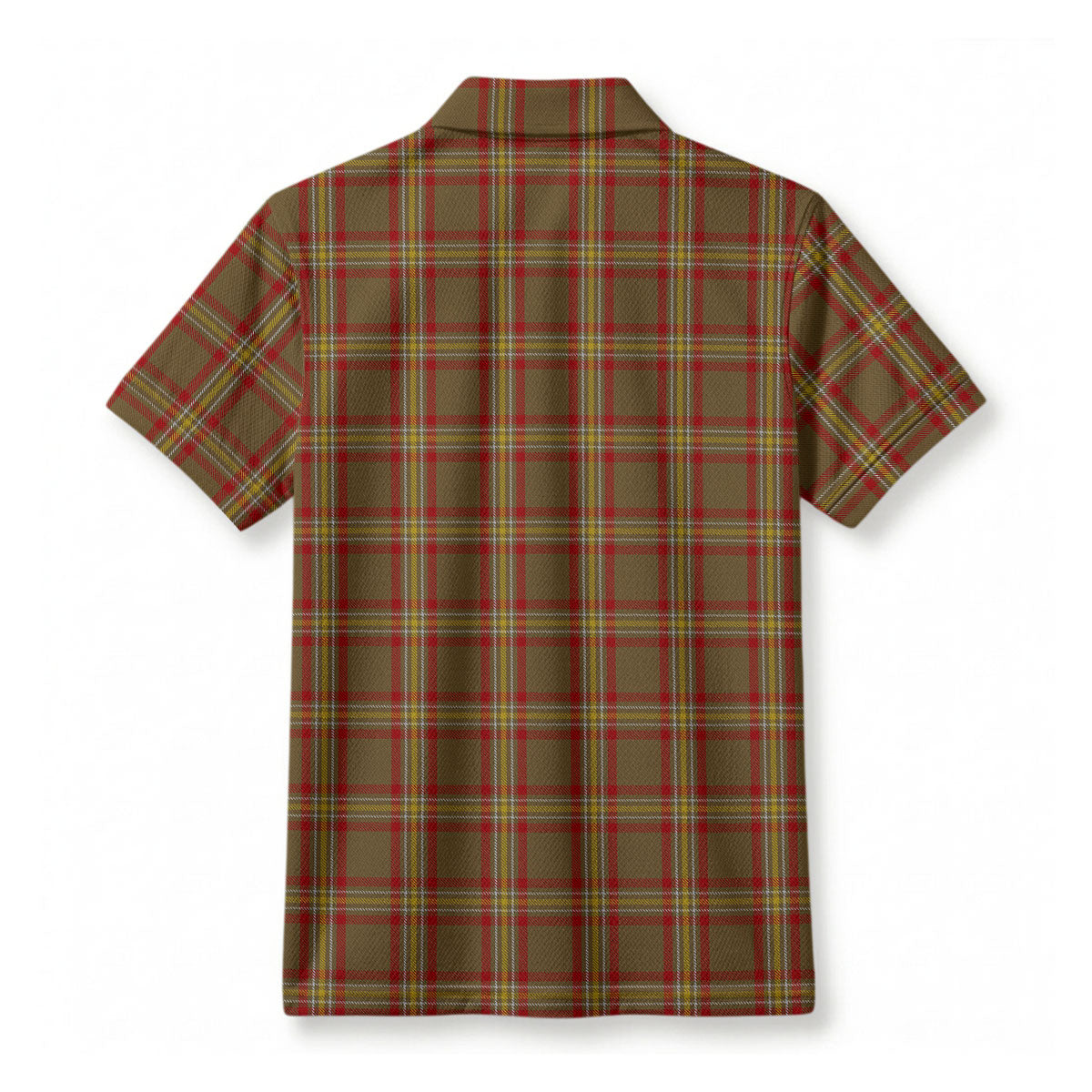 Reid Ancient Tartan Crest Birdseye Mesh Polo Shirt