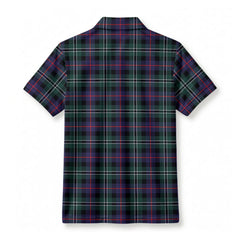 Rose Hunting Modern Tartan Crest Birdseye Mesh Polo Shirt