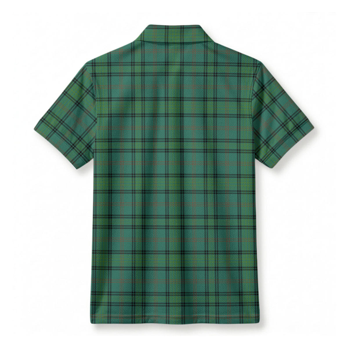 Ross Hunting Ancient Tartan Crest Birdseye Mesh Polo Shirt
