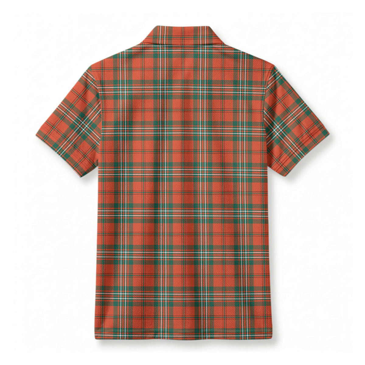 Scott Ancient Tartan Crest Birdseye Mesh Polo Shirt