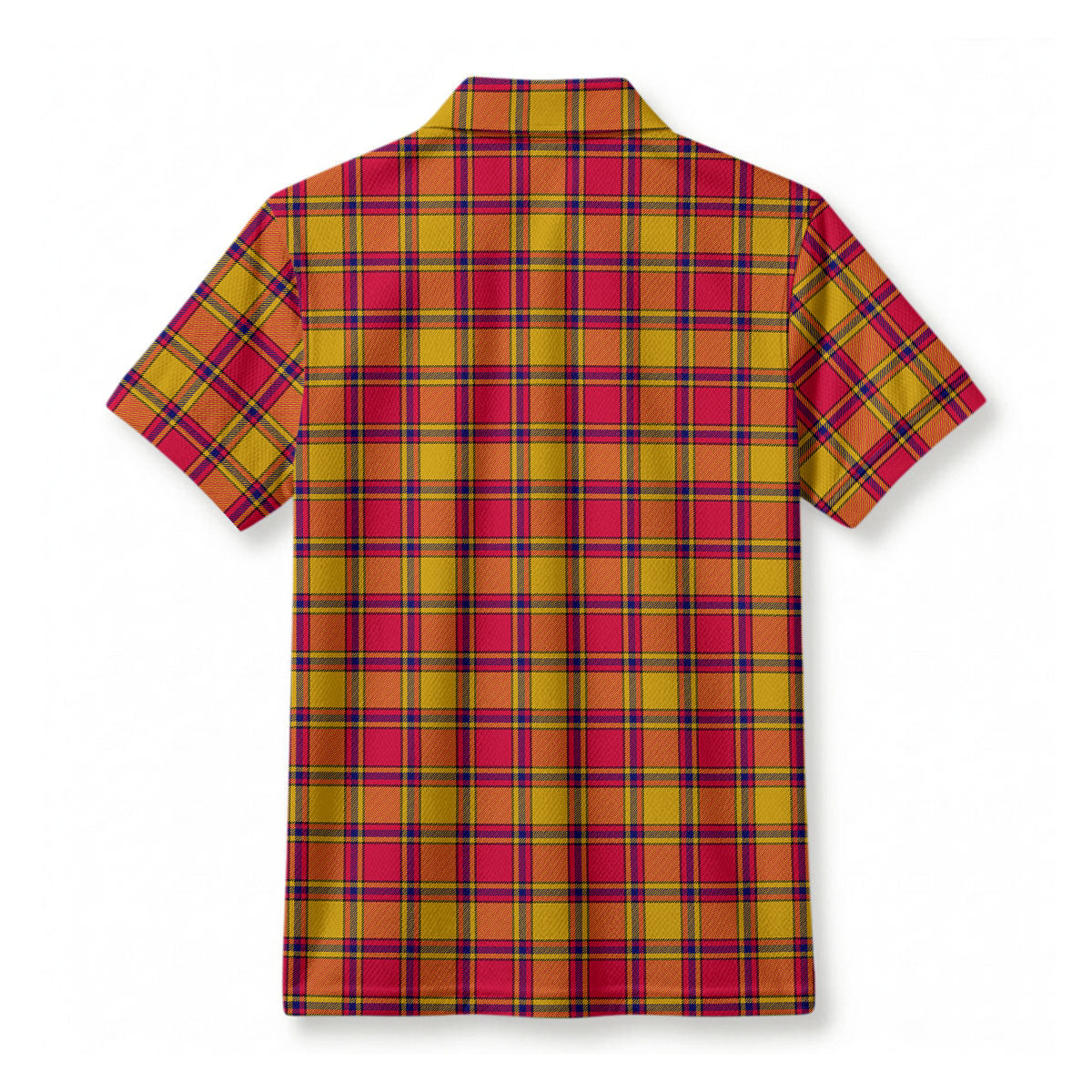 Scrymgeour Tartan Crest Birdseye Mesh Polo Shirt