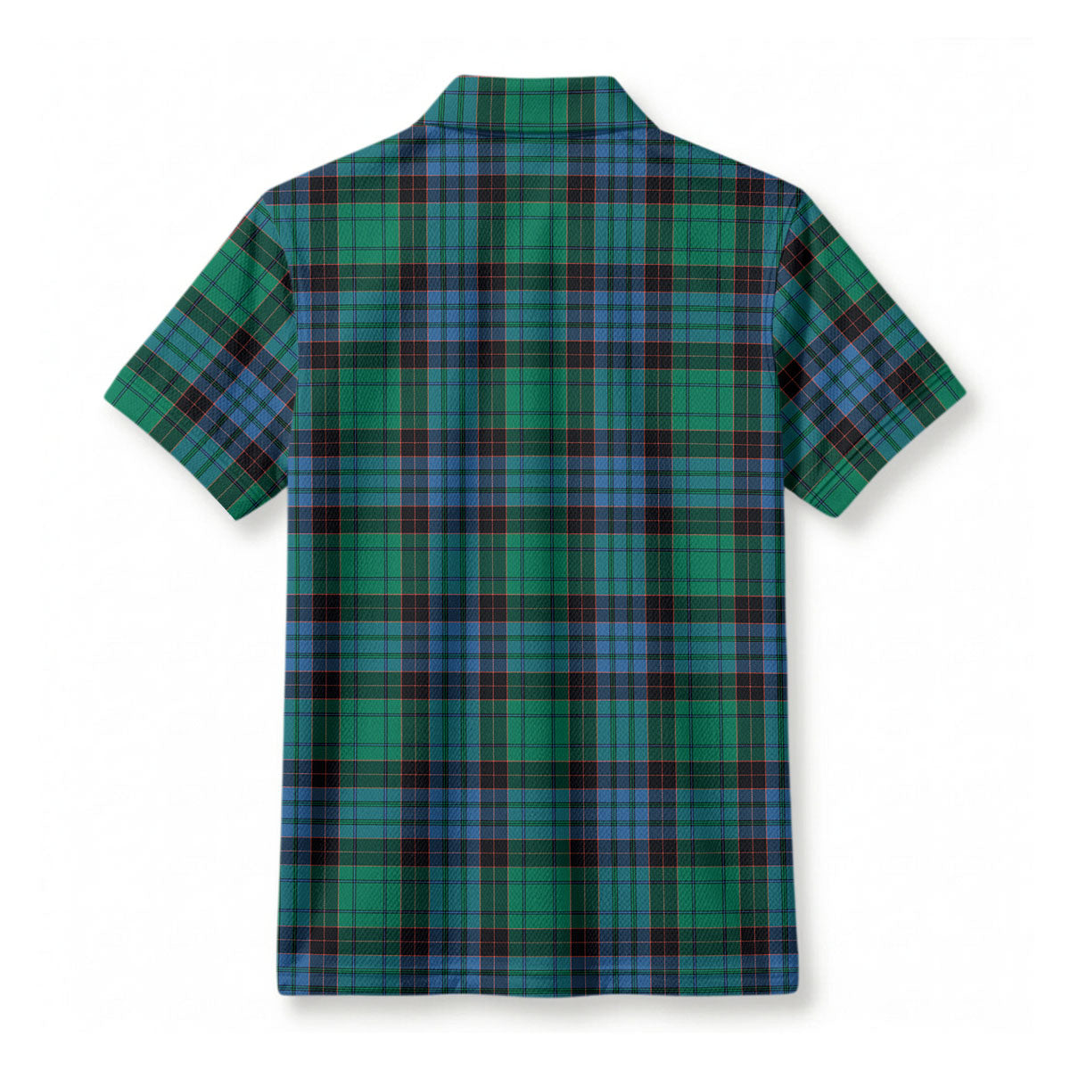 Stewart Old Ancient Tartan Crest Birdseye Mesh Polo Shirt