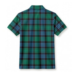 Stewart Old Ancient Tartan Crest Birdseye Mesh Polo Shirt