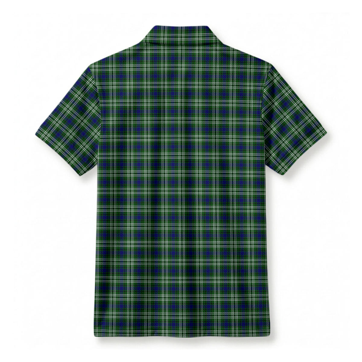 Swinton Tartan Crest Birdseye Mesh Polo Shirt