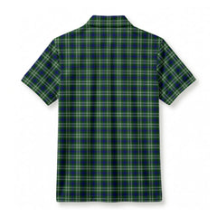 Swinton Tartan Crest Birdseye Mesh Polo Shirt