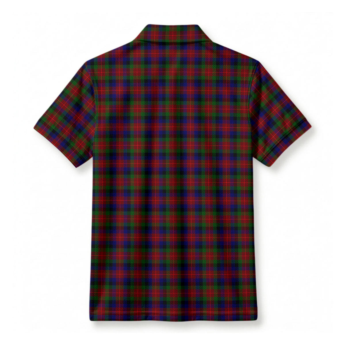 Tennant Tartan Crest Birdseye Mesh Polo Shirt