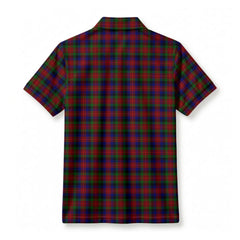 Tennant Tartan Crest Birdseye Mesh Polo Shirt