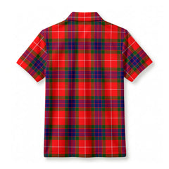 Tweedie Tartan Crest Birdseye Mesh Polo Shirt