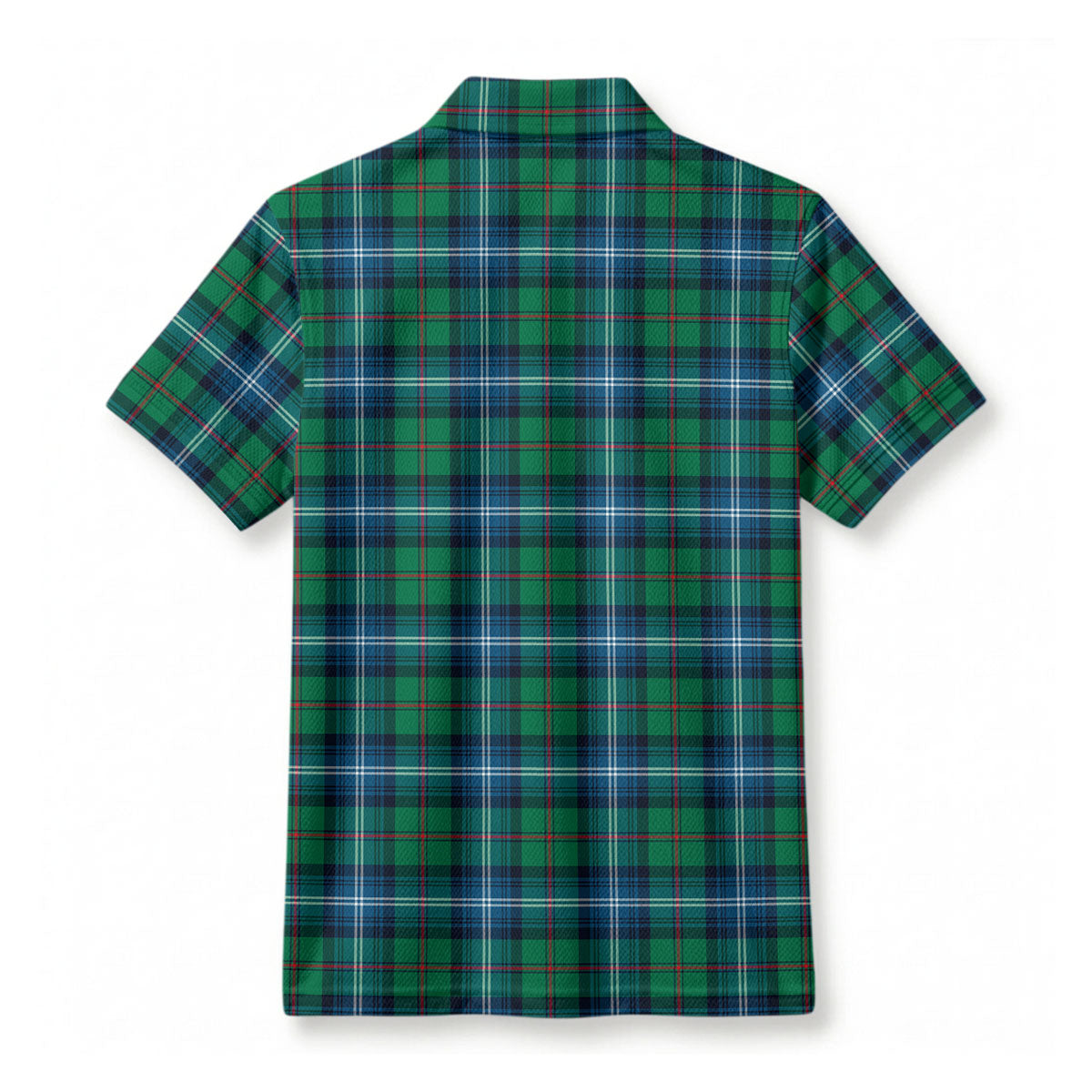 Urquhart Ancient Tartan Crest Birdseye Mesh Polo Shirt