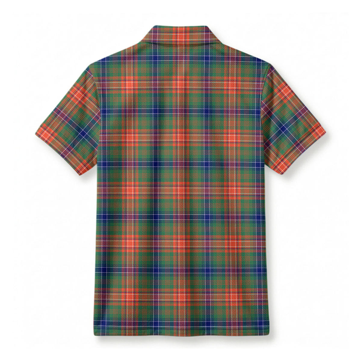 Wilson Ancient Tartan Crest Birdseye Mesh Polo Shirt