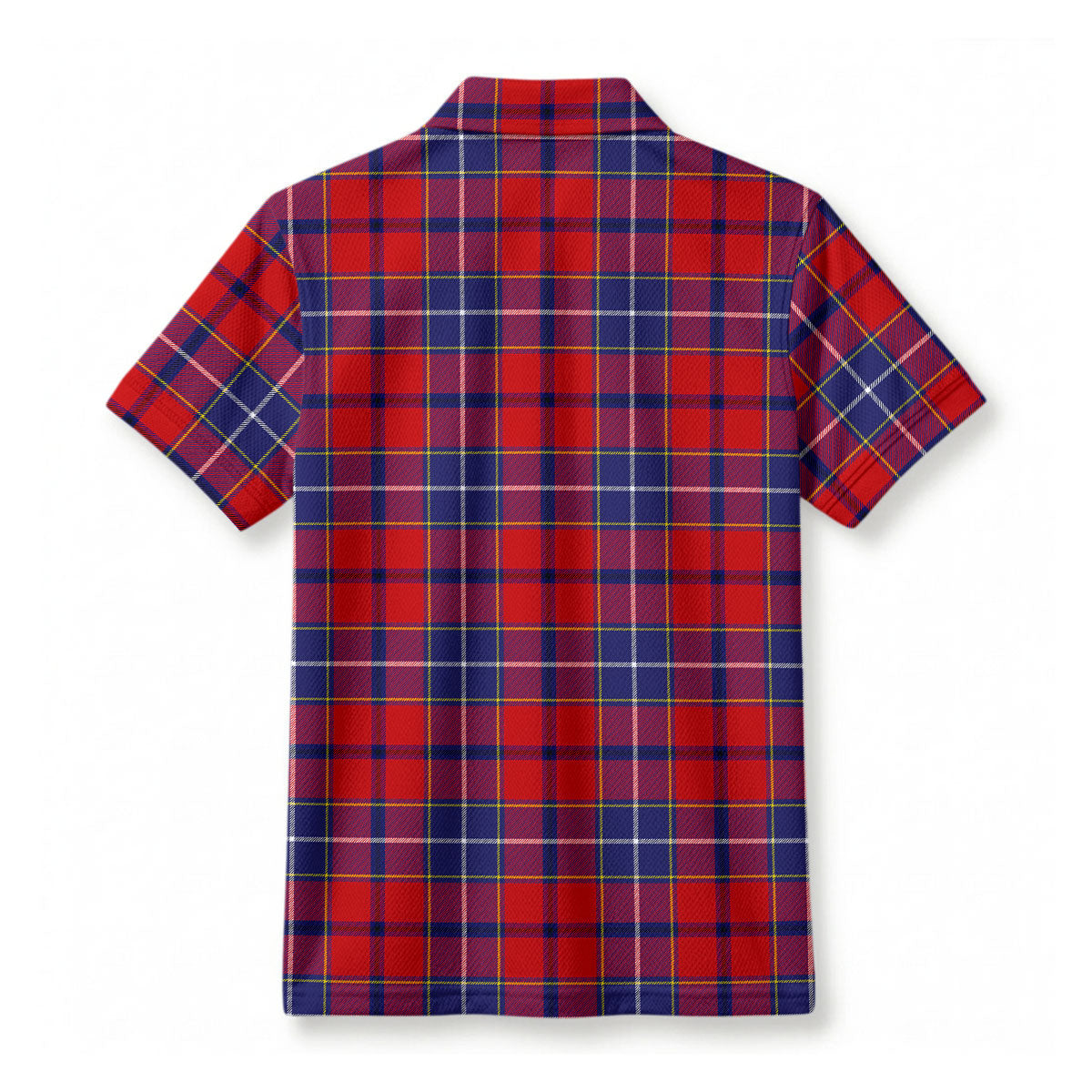 Wishart Dress Tartan Crest Birdseye Mesh Polo Shirt
