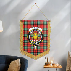 Kerr Ancient Tartan Crest Wall Hanging Banner