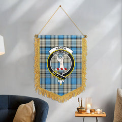 Napier Ancient Tartan Crest Wall Hanging Banner