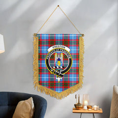 Preston Tartan Crest Wall Hanging Banner