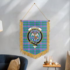 Ralston Tartan Crest Wall Hanging Banner