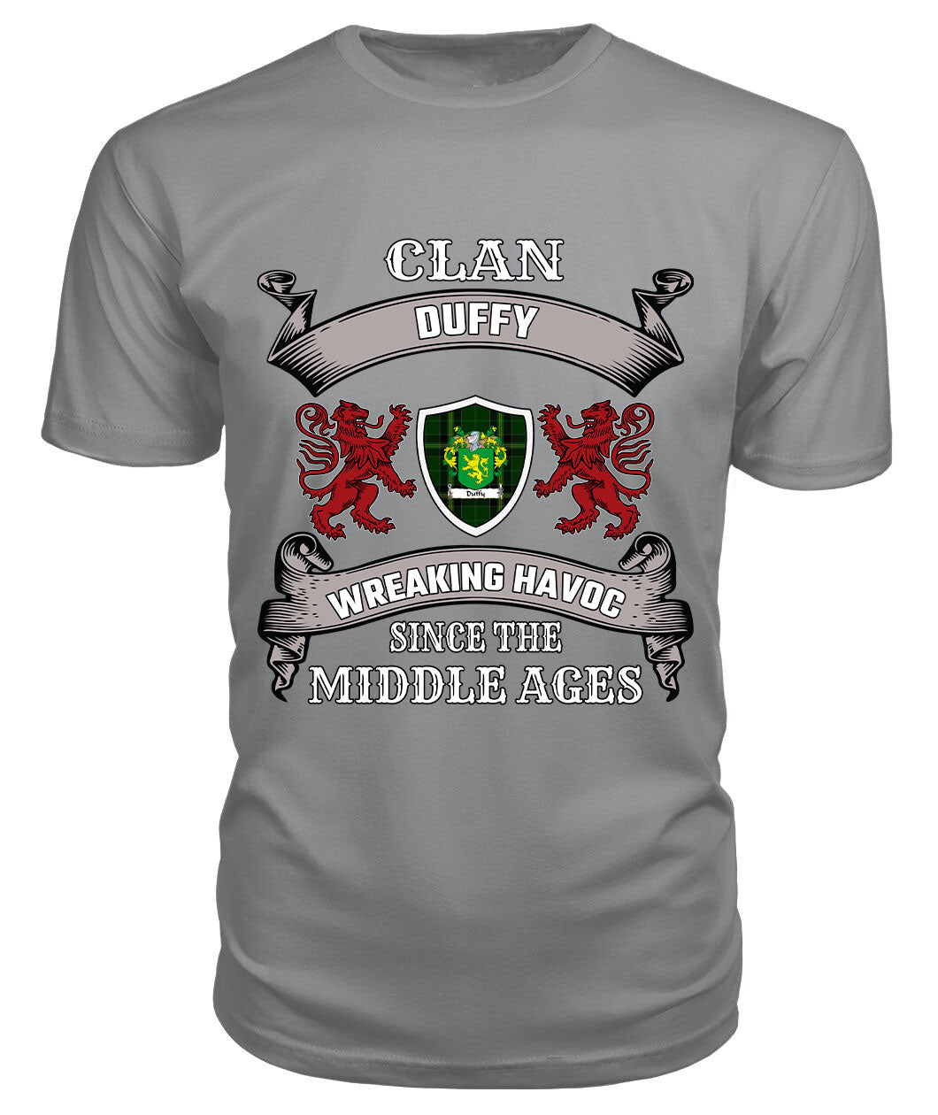 Duffy Family Tartan - 2D T-shirt