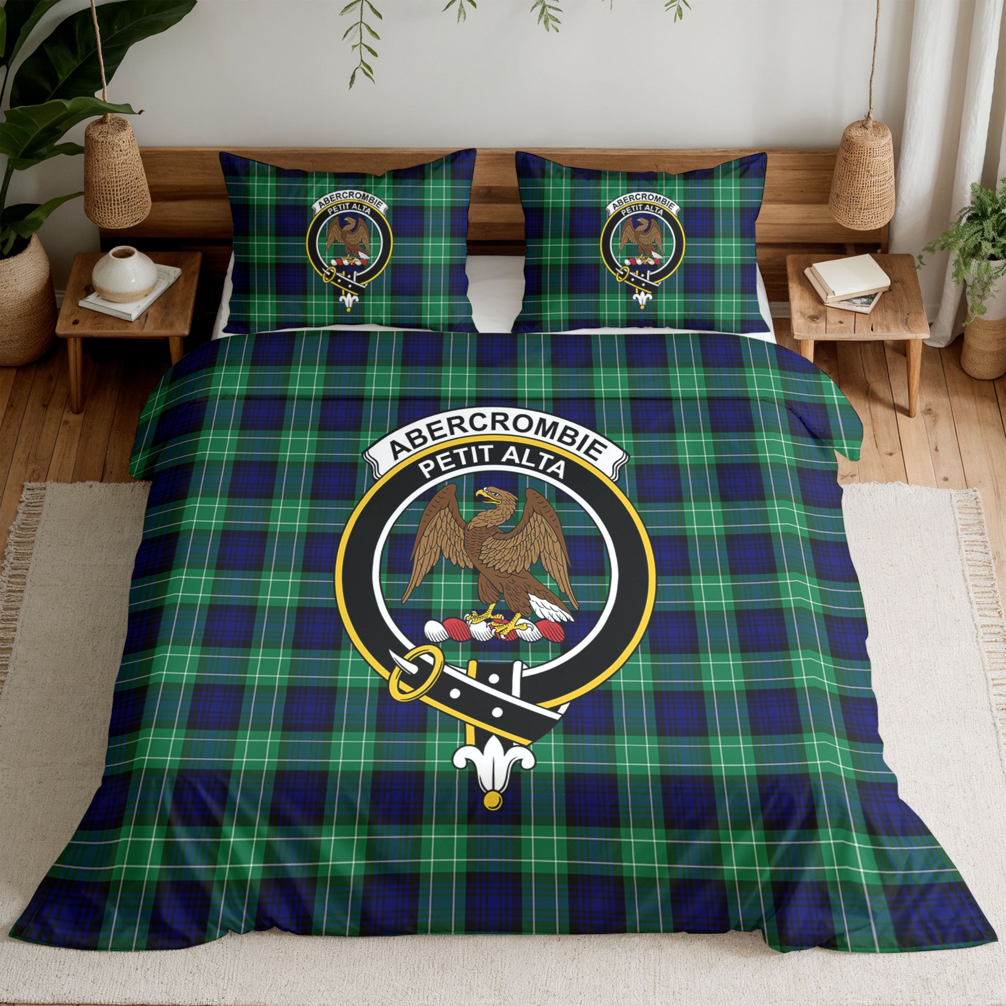 Abercrombie Tartan Crest Bedding Set