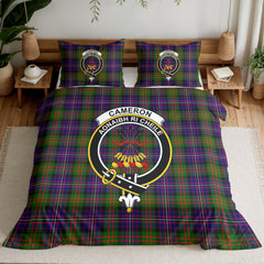 Cameron of Erracht Modern Tartan Crest Bedding Set