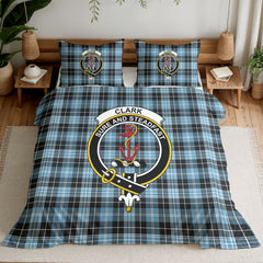 Clark Ancient Tartan Crest Bedding Set