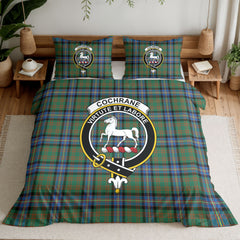 Cochrane Ancient Tartan Crest Bedding Set