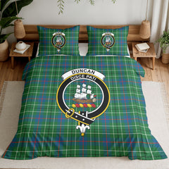 Duncan Ancient Tartan Crest Bedding Set